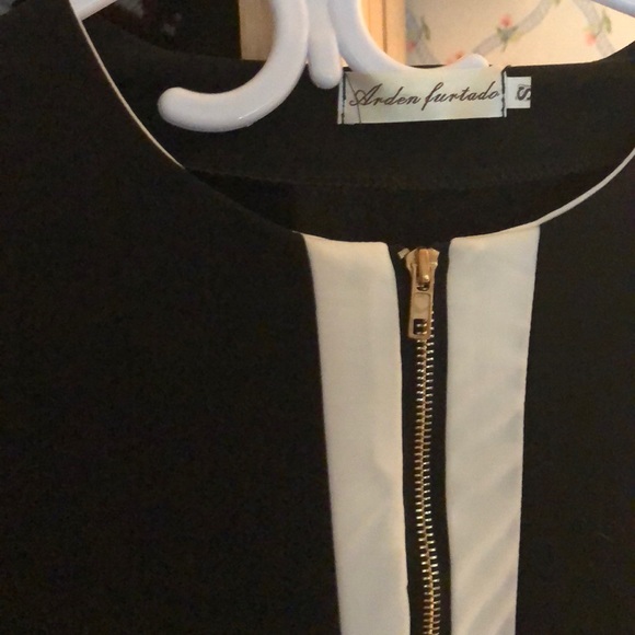 Blue and white navy dress. - Picture 3 of 3